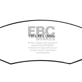 DP538 EBC Ultimax Front Pads Caliper-Akebono FORD (South Africa)