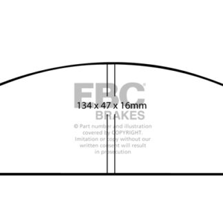 DP535 EBC Ultimax Front Pads Caliper-NA BEDFORD