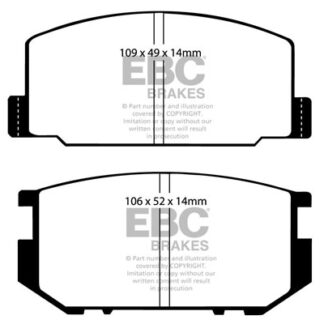 DP532 EBC Ultimax Front Pads Caliper-NA DAIHATSU