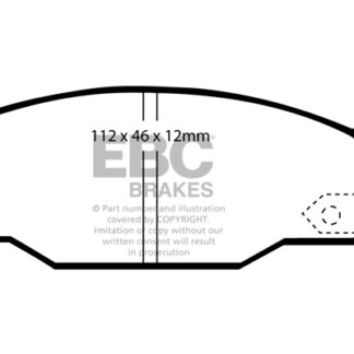 DP531 EBC Ultimax Front Pads Caliper-NA ISUZU
