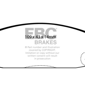 DP526 EBC Ultimax Front Pads Caliper-NA NISSAN