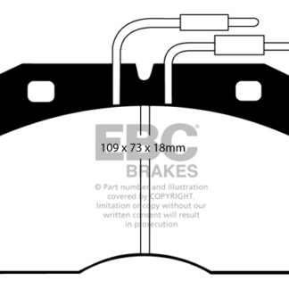 DP510 EBC Ultimax Front Pads Caliper-Brembo IVECO COMMERCIAL