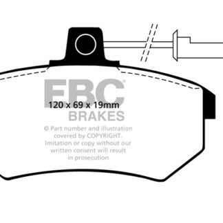 DP486 EBC Ultimax Front Pads Caliper-Girling/TRW AUDI