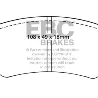 DP485 EBC Ultimax Front Pads Caliper-Bendix AUTOBIANCHI