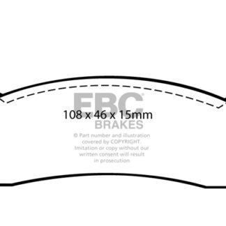 DP484 EBC Ultimax Front Pads Caliper-Akebono NISSAN