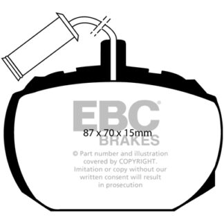 DP474 EBC Ultimax Front Pads Caliper-Lockheed ROVER