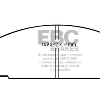 DP469 EBC Ultimax Front Pads Caliper-NA SUBARU