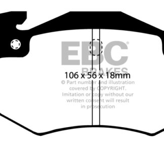 DP458 EBC Ultimax Front Pads Caliper-Bendix CITROEN