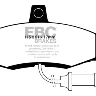 DP455 EBC Ultimax Front Pads Caliper-Girling/TRW FORD
