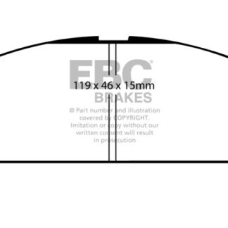 DP453 EBC Ultimax Front Pads Caliper-Akebono TOYOTA