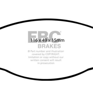 DP419 EBC Ultimax Front Pads Caliper-NA TOYOTA