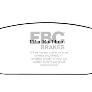 DP418 EBC Ultimax Front Pads Caliper-NA NISSAN