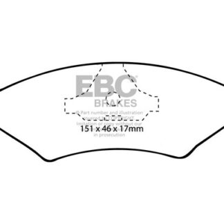 DP415 EBC Ultimax Front Pads Caliper-ATE DAEWOO (South Africa)