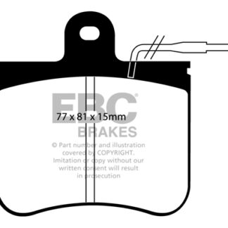 DP406 EBC Ultimax Front Pads Caliper-Citroen CITROEN