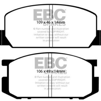 DP402 EBC Ultimax Front Pads Caliper-NA TOYOTA