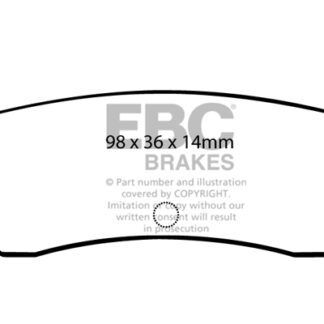 DP392 EBC Ultimax Rear Pads Caliper-NA MITSUBISHI