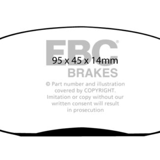 DP387 EBC Ultimax Front Pads Caliper-Sumitomo ISUZU
