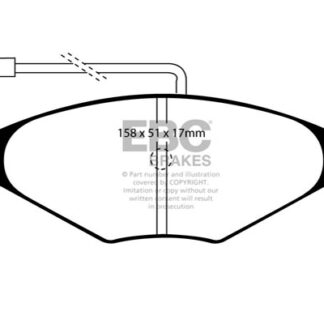 DP384 EBC Ultimax Front Pads Caliper-ATE TALBOT