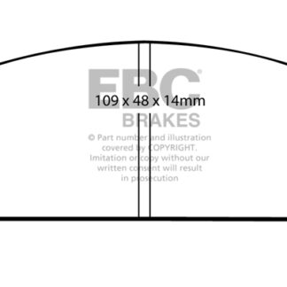 DP383 EBC Ultimax Front Pads Caliper-NA MITSUBISHI