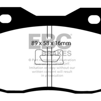 DP378 EBC Ultimax Front Pads Caliper-NA FIAT COMMERCIAL