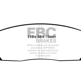 DP374 EBC Ultimax Front Pads Caliper-Akebono BEDFORD