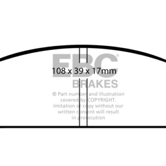 DP372 EBC Ultimax Front Pads Caliper-Bendix FIAT
