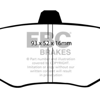 DP368 EBC Ultimax Front Pads Caliper-Girling/TRW SEAT