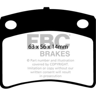 DP367 EBC Ultimax Rear Pads Caliper-NA DATSUN