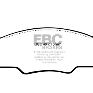 DP366 EBC Ultimax Front Pads Caliper-NA TIGER