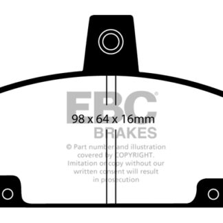 EBC DP354 Ultimax Front Pads Caliper-Girling/TRW RENAULT