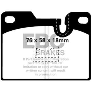 DP346 EBC Ultimax Rear Pads Caliper-ATE PORSCHE