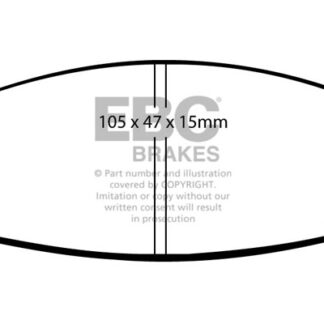 DP327 EBC Ultimax Front Pads Caliper-NA MAZDA