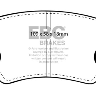 DP324 EBC Ultimax Front Pads Caliper-Bendix RENAULT