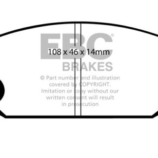 DP319 EBC Ultimax Front Pads Caliper-Akebono SUBARU COMMERCIAL