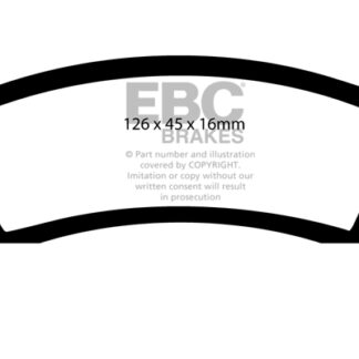 DP309 EBC Ultimax Front Pads Caliper-NA LADA