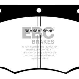 DP296 EBC Ultimax Front Pads Caliper-Girling/TRW FORD