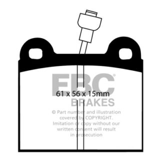 DP295 EBC Ultimax Front Pads Caliper-ATE CHRYSLER (UK)