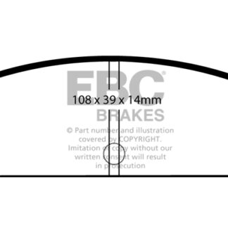 DP290 EBC Ultimax Rear Pads Caliper-NA MITSUBISHI