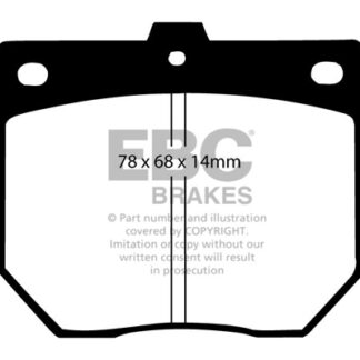DP287 EBC Ultimax Front Pads Caliper-Sumitomo DATSUN