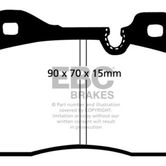 DP282 EBC Ultimax Front Pads Caliper-ATE ALFA ROMEO