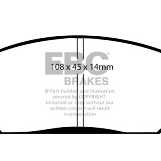 DP281 EBC Ultimax Front Pads Caliper-Akebono HONDA