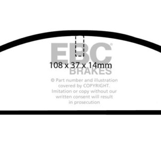 DP271 EBC Ultimax Front Pads Caliper-Akebono MAZDA