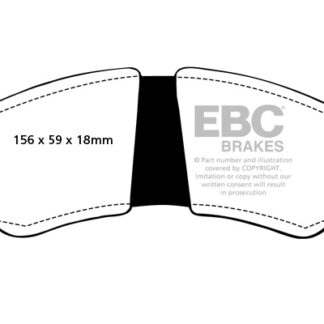 DP267 EBC Ultimax Front Pads Caliper-Bendix FIAT