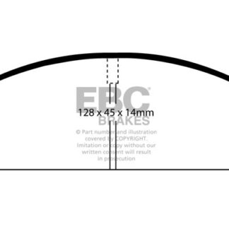 DP264 EBC Ultimax Front Pads Caliper-Akebono MAZDA