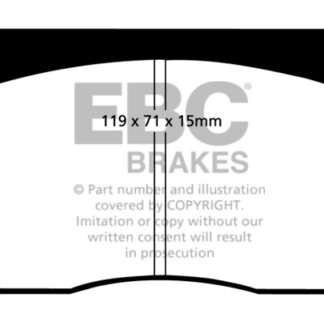 DP262 EBC Ultimax Front Pads Caliper-Girling/TRW DAIMLER