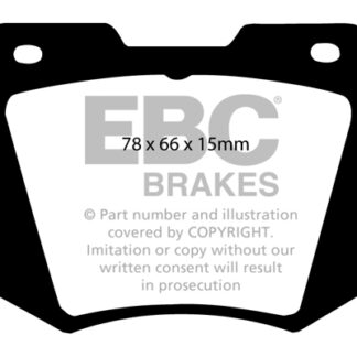 DP258 EBC Ultimax Front Pads Caliper-Girling/TRW AUSTIN