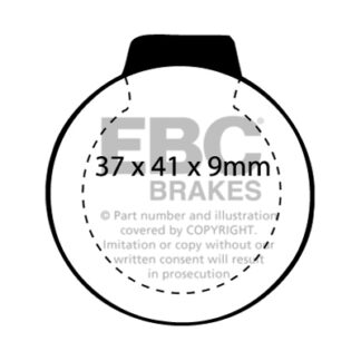 DP246 EBC Ultimax Front Pads Caliper-Citroen CITROEN