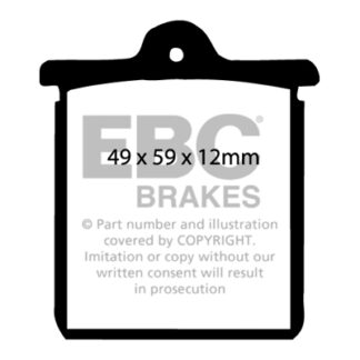 DP244 EBC Ultimax Rear Pads Caliper-NA CITROEN