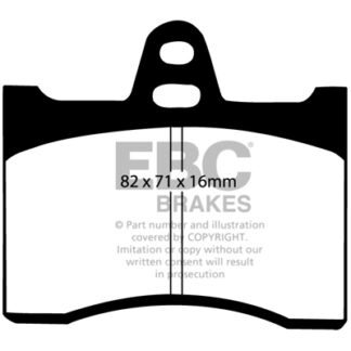 DP227 EBC Ultimax Rear Pads Caliper-Citroen CITROEN