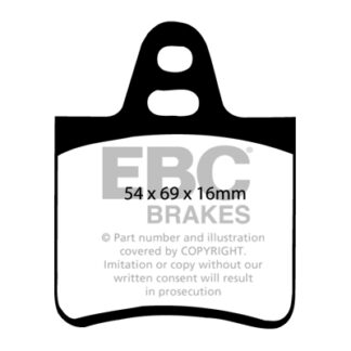 DP222 EBC Ultimax Rear Pads Caliper-NA CITROEN